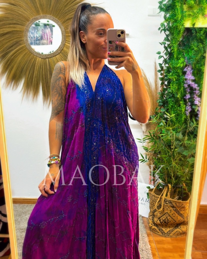 Vestido Kala Pedrería dye