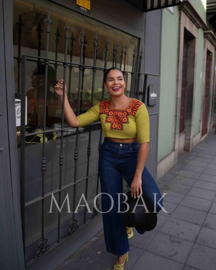 Top Choli Majal Agra Pistacho PREMIUM