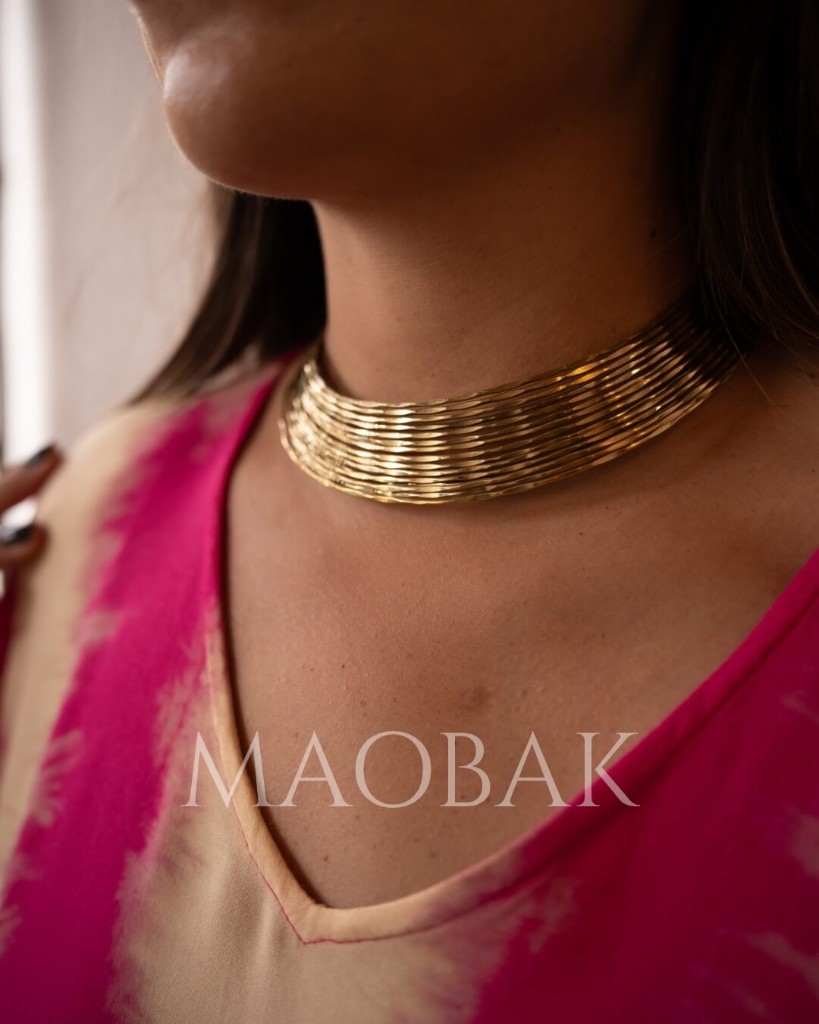 Chóker Rígido Dorado