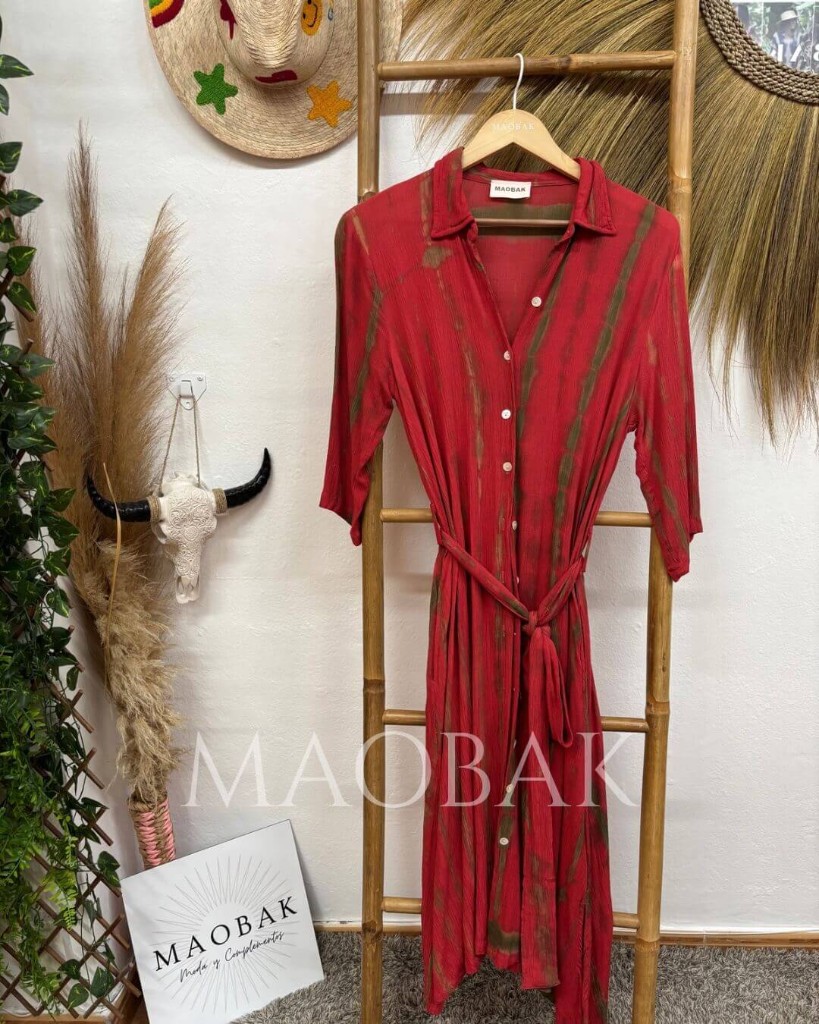 Vestido Camisero Bambula Dye