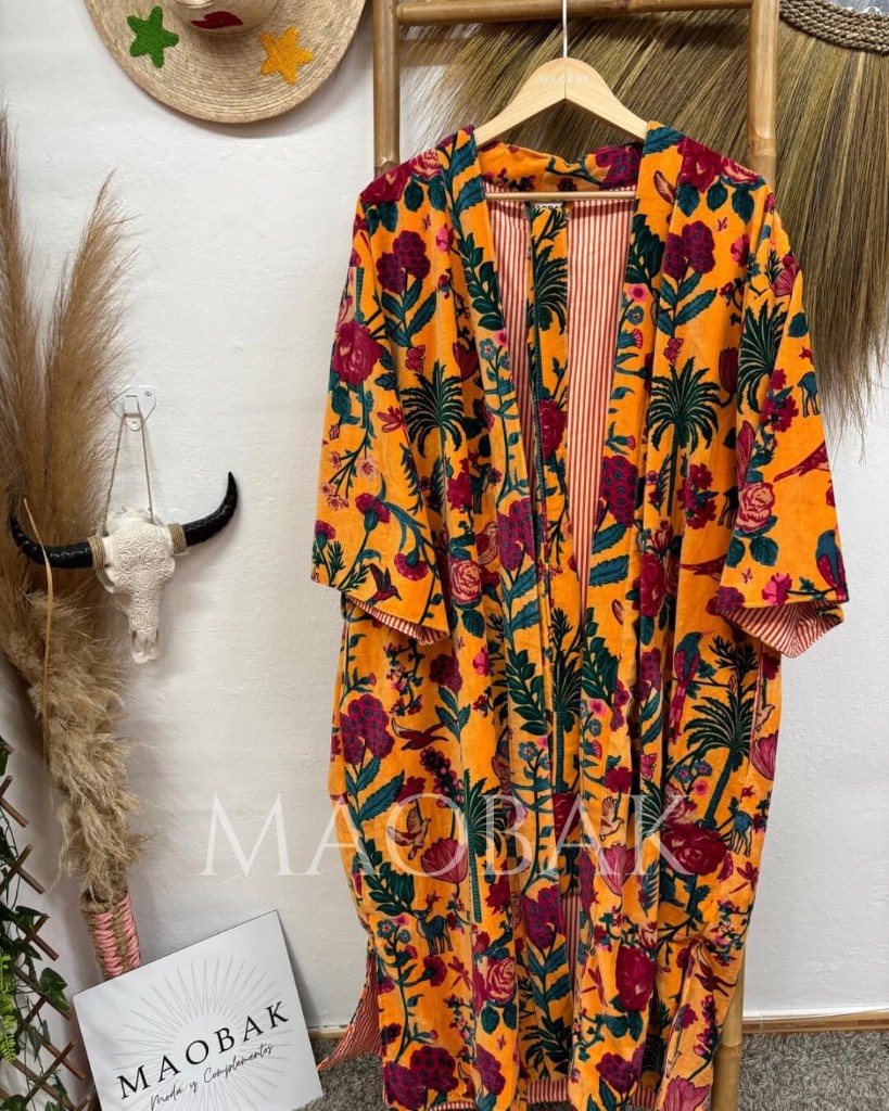 Kimono Zanzíbar Velvet Maxi
